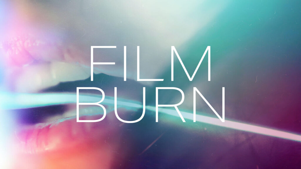 Film burn overlay guide